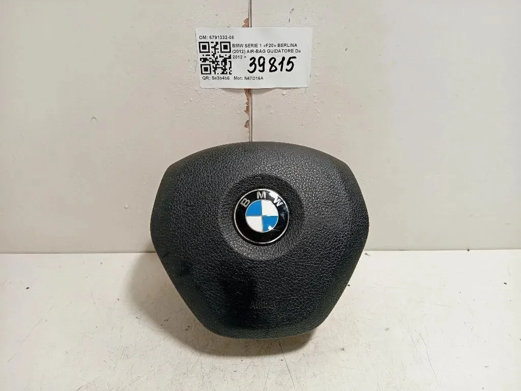 Air-bag Guidatore 6791332-08 Bmw Serie 1 F20 Berlina 2012