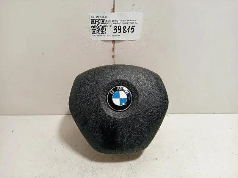 Air-bag Guidatore 6791332-08 Bmw Serie 1 F20 Berlina 2012