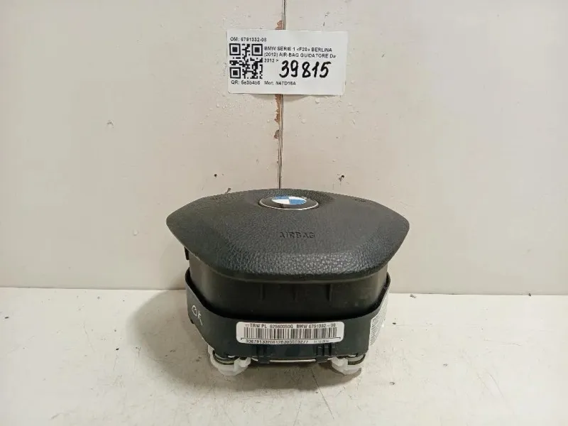 Air-bag Guidatore 6791332-08 Bmw Serie 1 F20 Berlina 2012