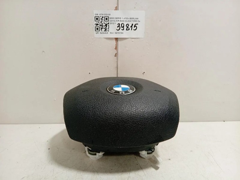 Air-bag Guidatore 6791332-08 Bmw Serie 1 F20 Berlina 2012