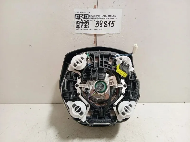 Air-bag Guidatore 6791332-08 Bmw Serie 1 F20 Berlina 2012