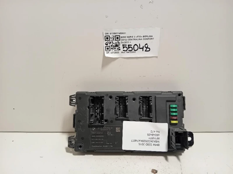 Centralina Comfort 6135937450601 Bmw Serie 3 F30 Berlina 2012