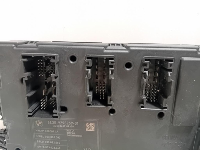 Centralina Comfort 61359298959 Bmw Serie 3 F30 Berlina 2012