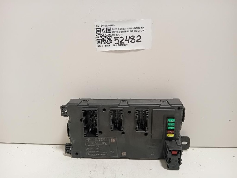 Centralina Comfort 61359298959 Bmw Serie 3 F30 Berlina 2012