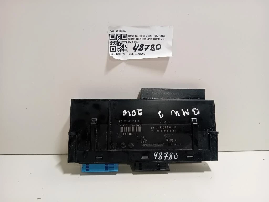 Centralina Comfort 9229880 Bmw Serie 3 F31 Touring 2012