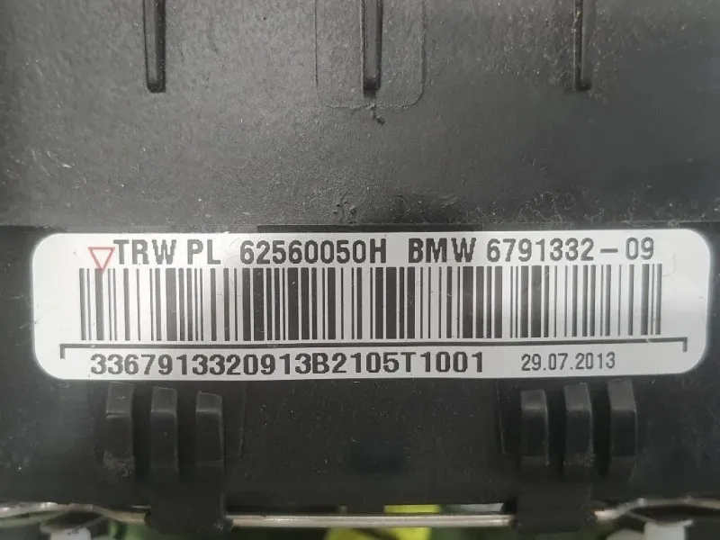 Air-bag Guidatore 6791332-09 AIRBAG BMW F20 Bmw Serie 1 F20 Berlina 2012