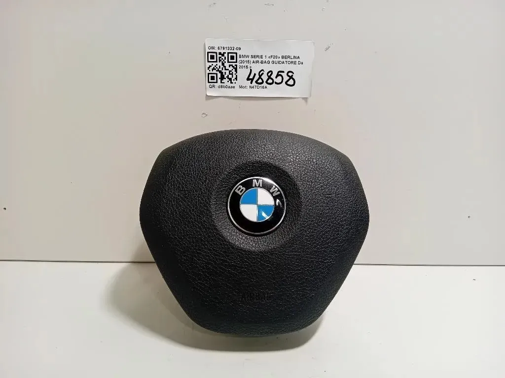 Air-bag Guidatore 6791332-09 Bmw Serie 1 F20 Berlina 2015