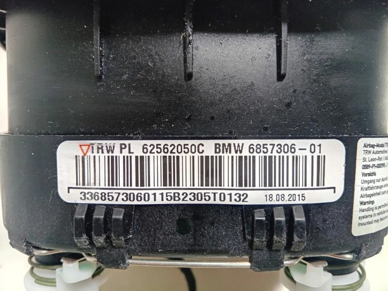 Air-bag Guidatore 6857306-01 Bmw Serie 1 F20 Berlina 2015