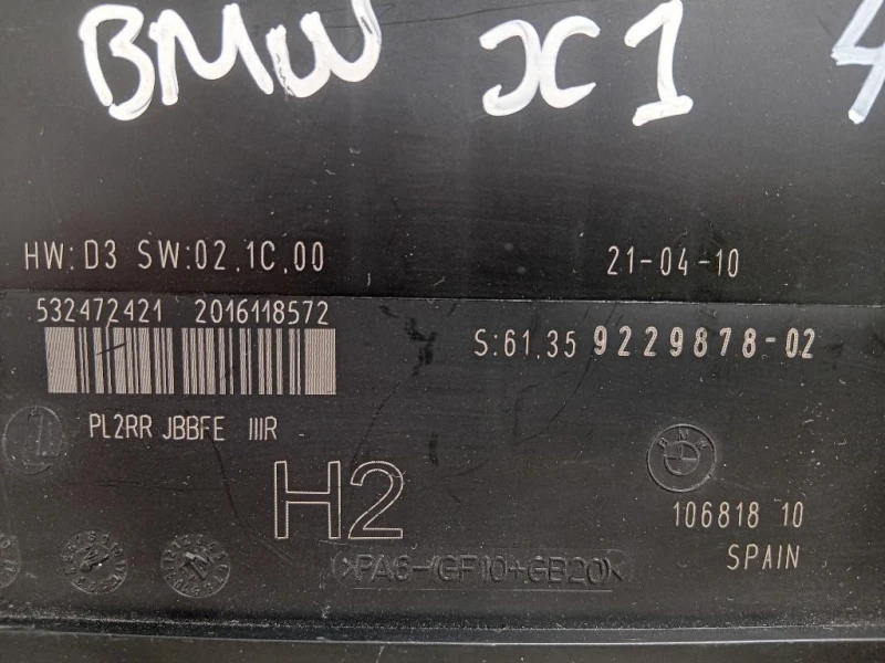 Centralina Comfort 9229878-02 Bmw X1 E84 2010