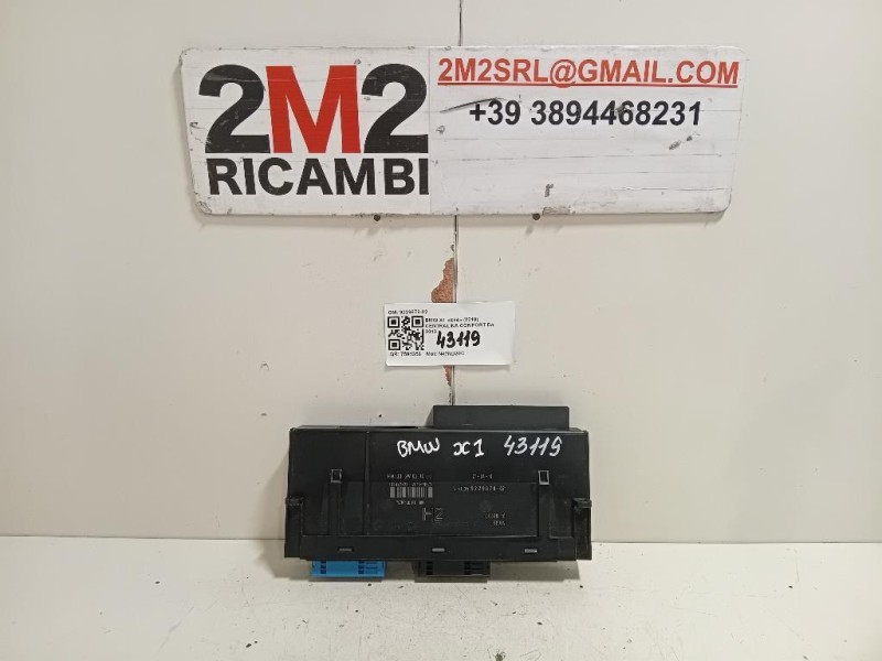 Centralina Comfort 9229878-02 Bmw X1 E84 2010