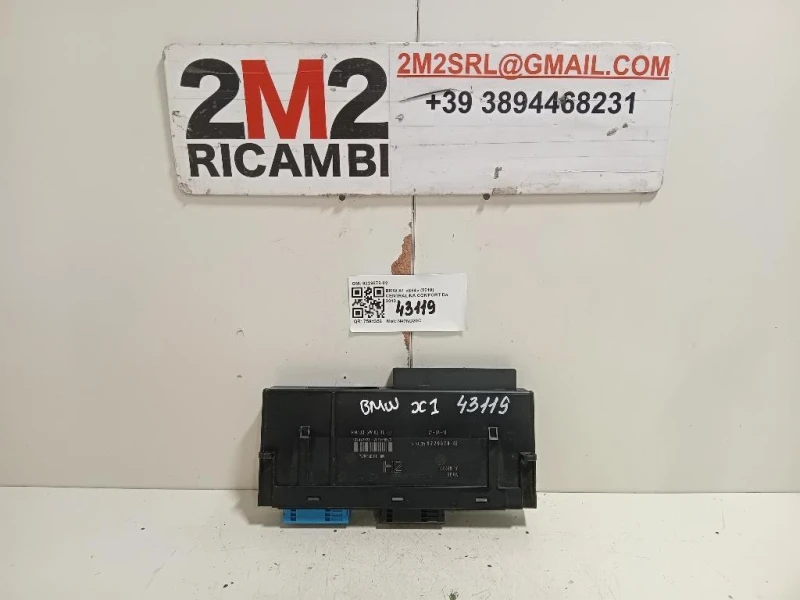 Centralina Comfort 9229878-02 Bmw X1 E84 2010