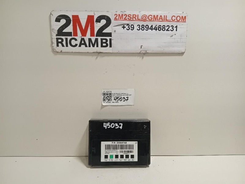 Centralina Comfort 20864768 Chevrolet Captiva I 2007