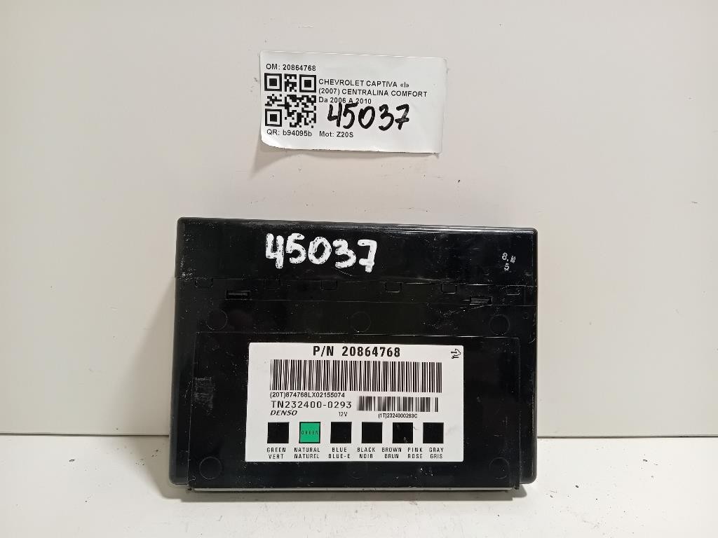 Centralina Comfort 20864768 Chevrolet Captiva I 2007