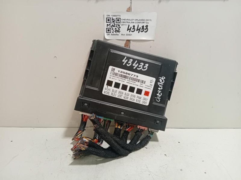 Centralina Comfort 13580773 Chevrolet Orlando 2011