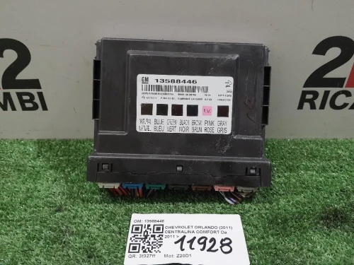 Centralina Comfort 13588446 Chevrolet Orlando 2011