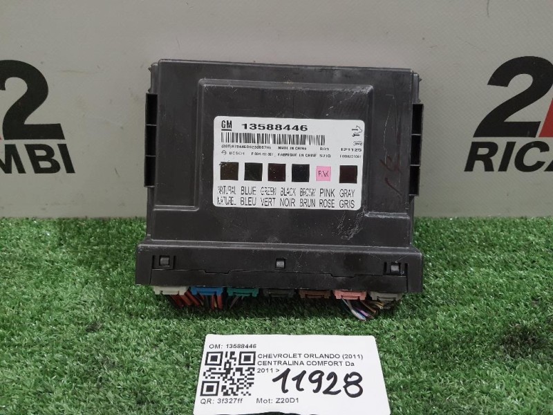 Centralina Comfort 13588446 Chevrolet Orlando 2011