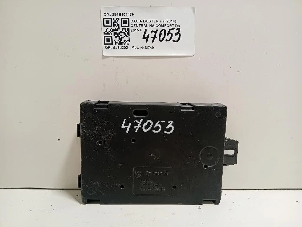 Centralina Comfort 284B10447R Dacia Duster I 2014