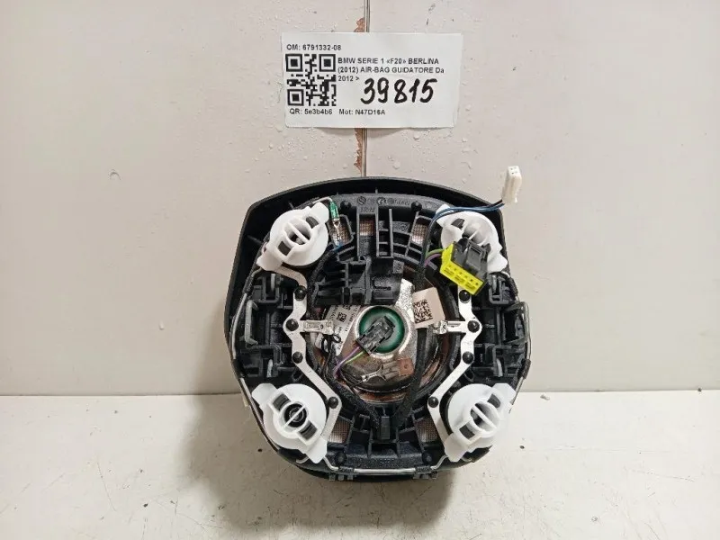 Air-bag Guidatore 6791332-08 Bmw Serie 1 F20 Berlina 2012