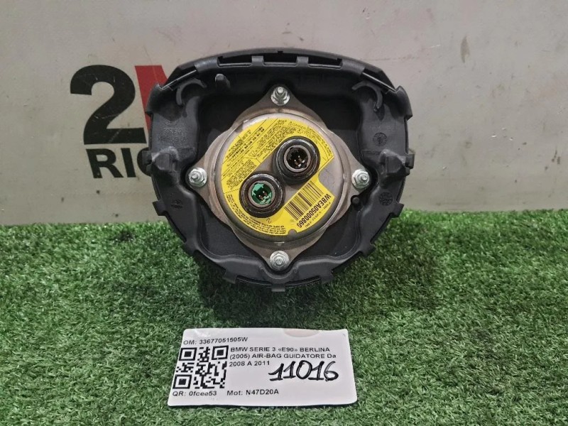 Air-bag Guidatore 33677051505W Bmw Serie 3 E90 Berlina 2005