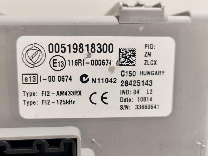 Centralina Comfort 00519818300 Fiat 500 II 2008