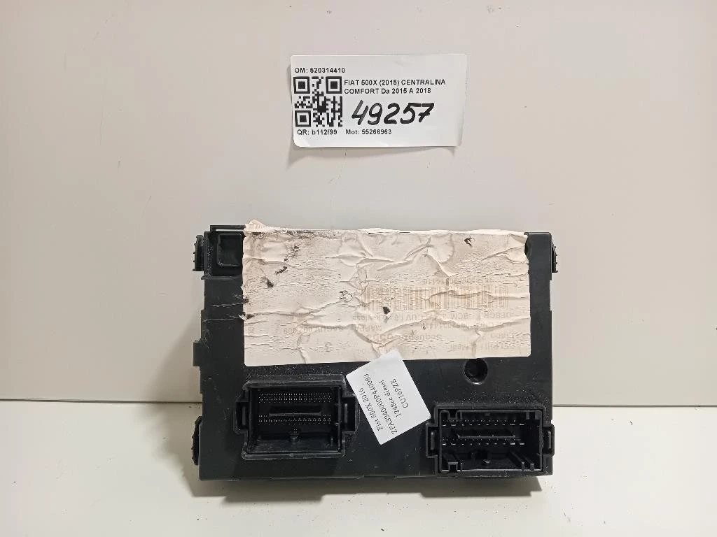 Centralina Comfort 520314410 Fiat 500X 2015