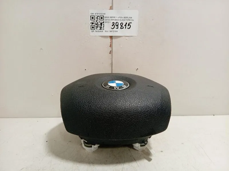 Air-bag Guidatore 6791332-08 Bmw Serie 1 F20 Berlina 2012