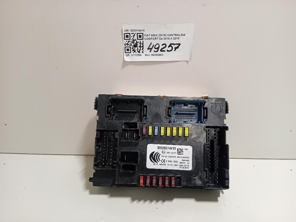 Centralina Comfort 520314410 Fiat 500X 2015