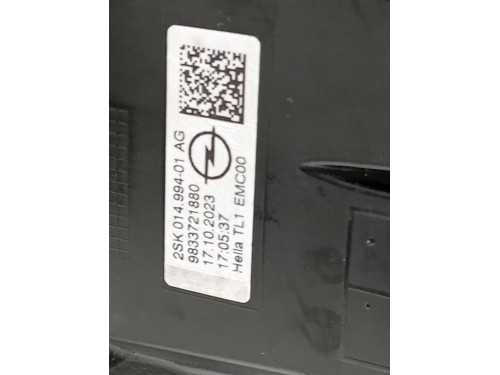 Fanale POST SX 9861335480 Opel Mokka B 2020