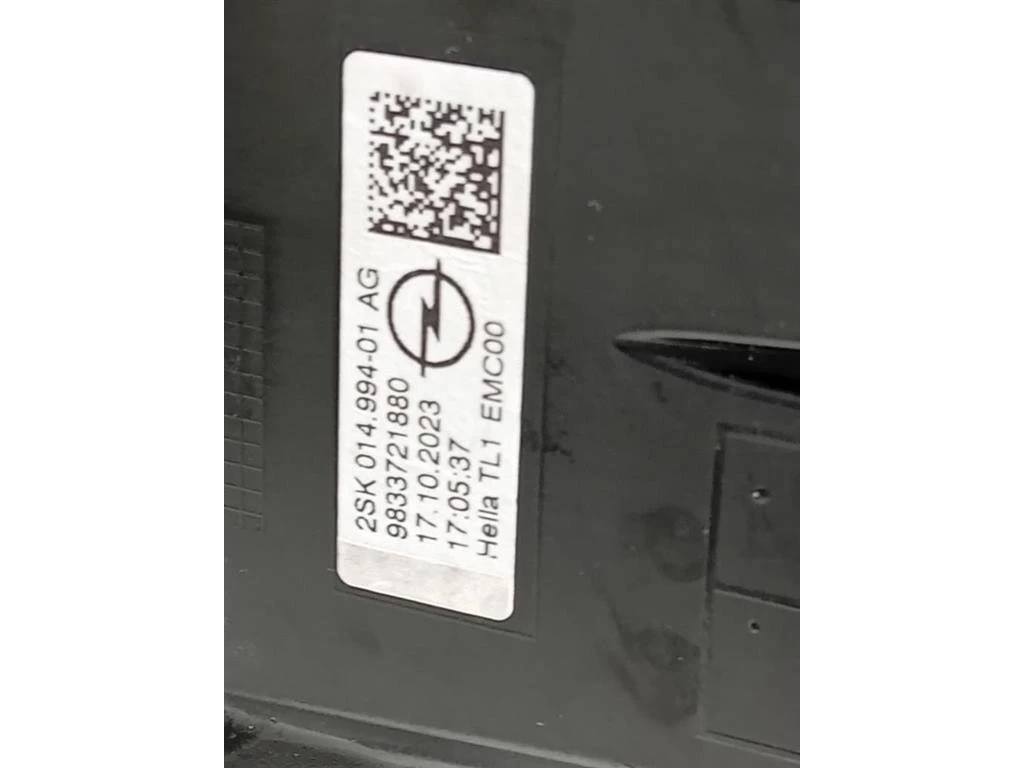 Fanale POST SX 9861335480 Opel Mokka B 2020