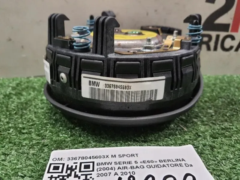 Air-bag Guidatore 33678045603X M SPORT Bmw Serie 5 E60 Berlina 2004
