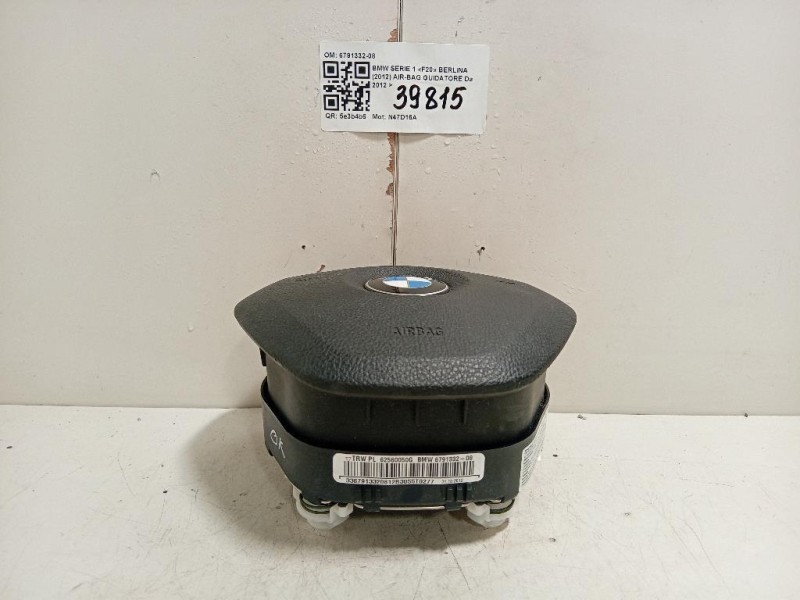 Air-bag Guidatore 6791332-08 Bmw Serie 1 F20 Berlina 2012