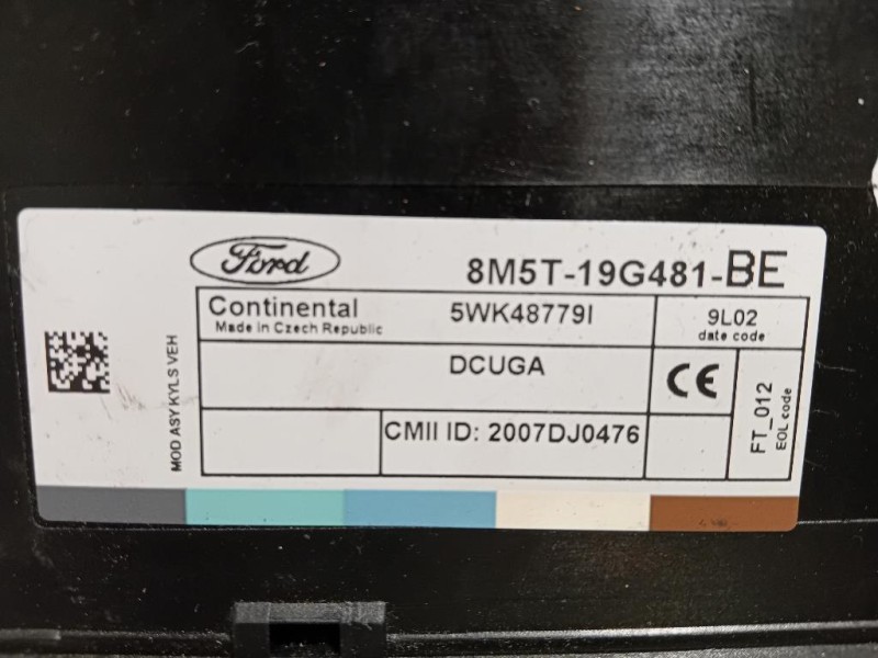 Centralina Comfort 8M5T-19G481 Ford KUGA I 2008