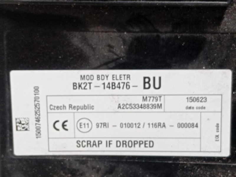 Centralina Comfort BK2T-14B476-BU Ford Transit Custom I 2013