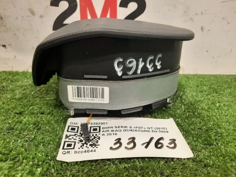 Air-bag Guidatore 33678382901 Bmw Serie 5 F07 GT 2010