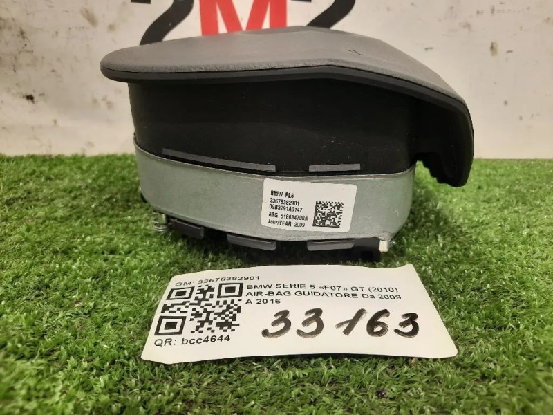Air-bag Guidatore 33678382901 Bmw Serie 5 F07 GT 2010
