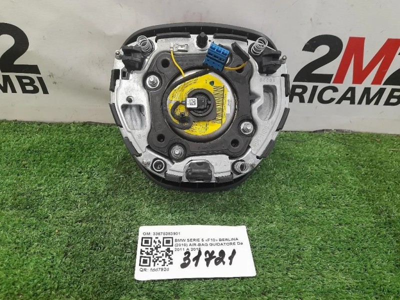 Air-bag Guidatore 33678383901 Bmw Serie 5 F10 Berlina 2010