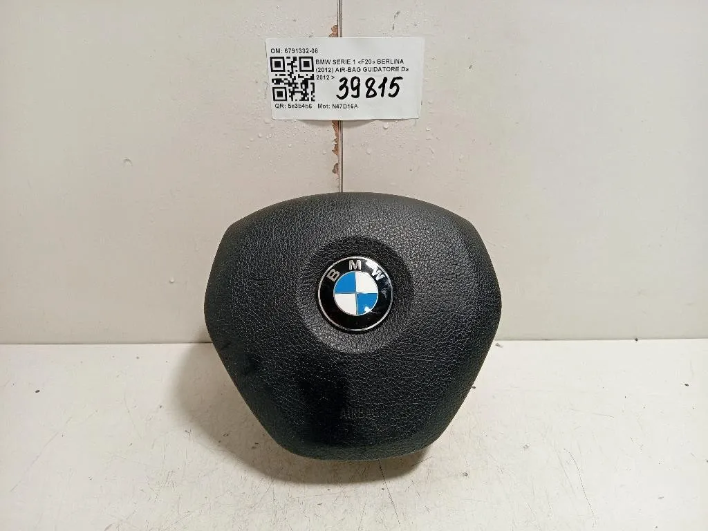 Air-bag Guidatore 6791332-08 Bmw Serie 1 F20 Berlina 2012