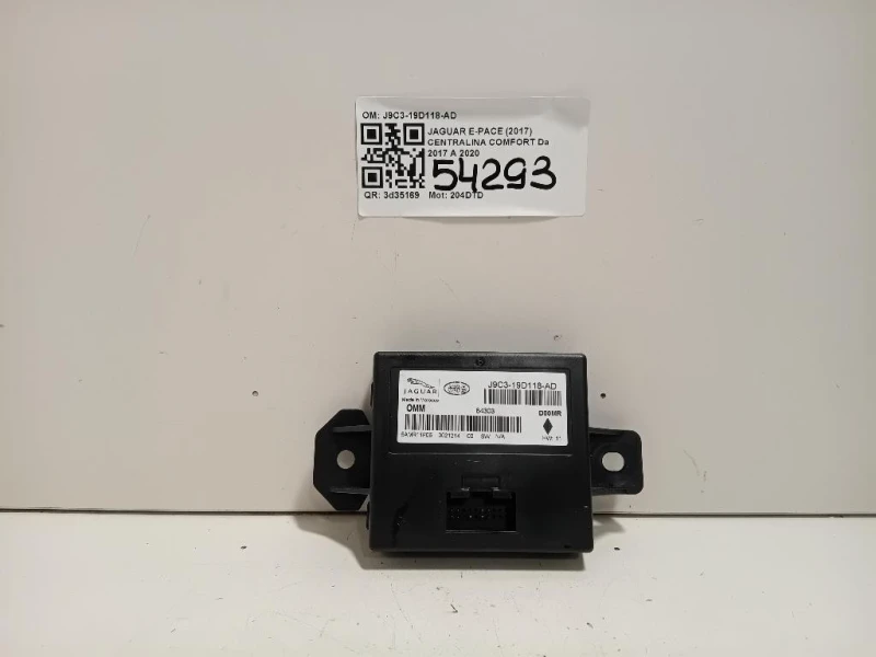 Centralina Comfort J9C3-19D118-AD Jaguar E-pace 2017