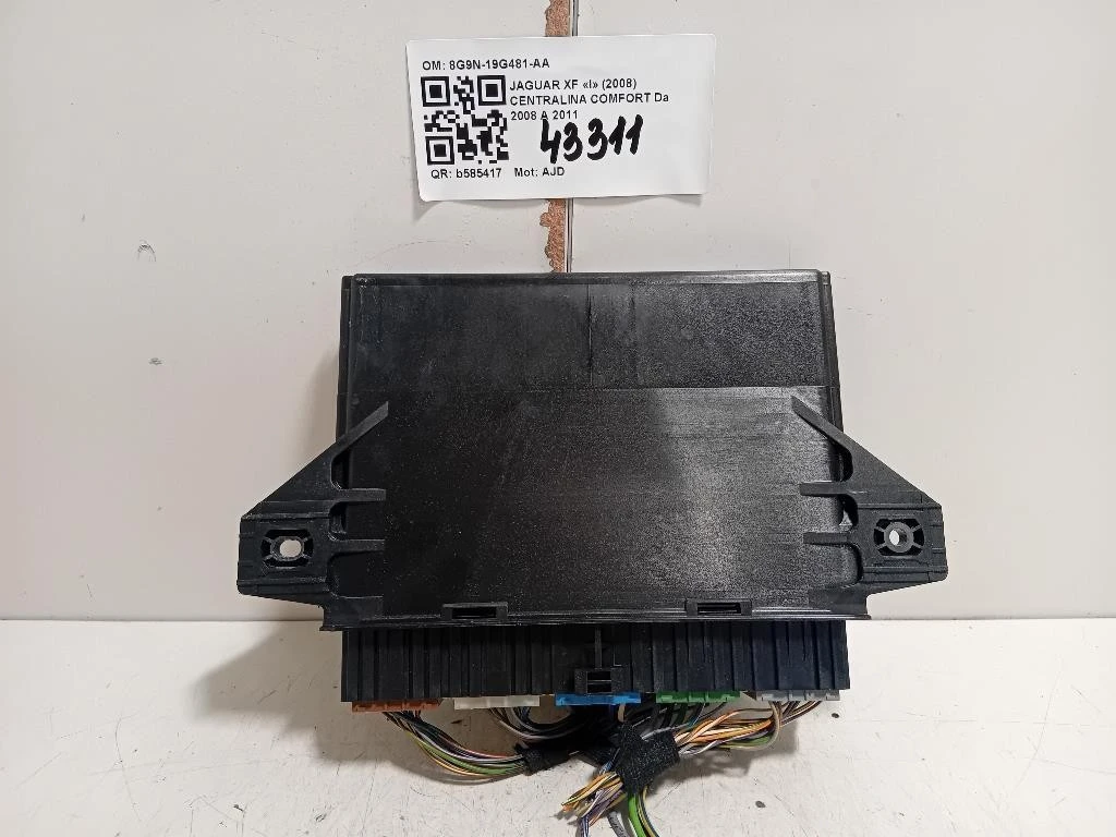 Centralina Comfort 8G9N-19G481-AA Jaguar XF I 2008