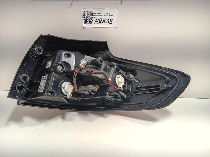 Fanale POST SX 39033312 Opel Zafira C 2012