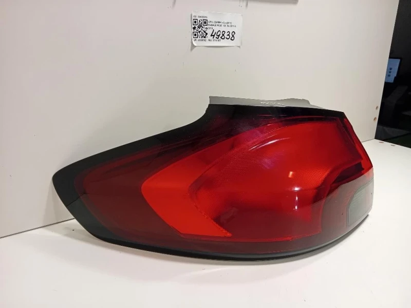 Fanale POST SX 39033312 Opel Zafira C 2012