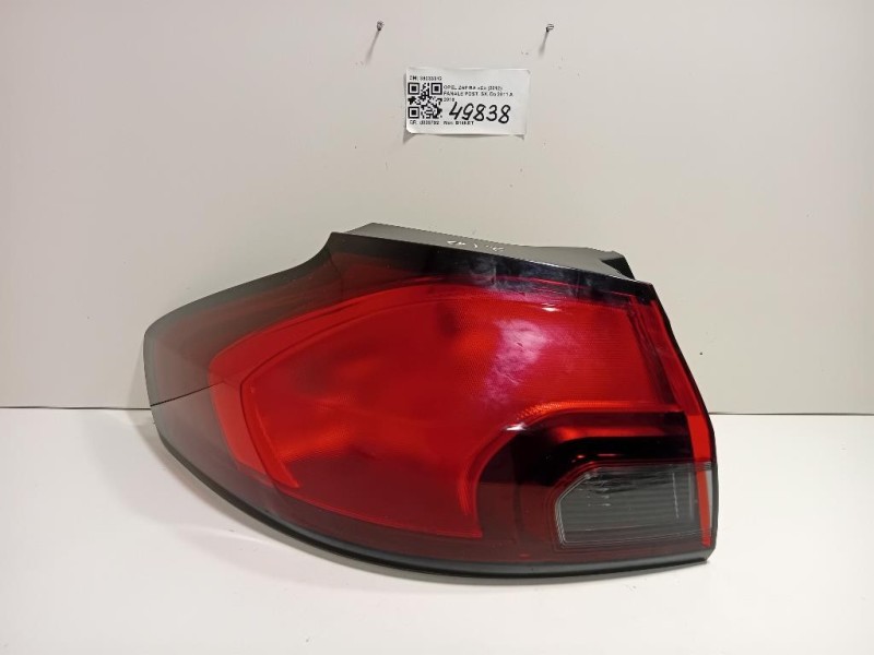 Fanale POST SX 39033312 Opel Zafira C 2012