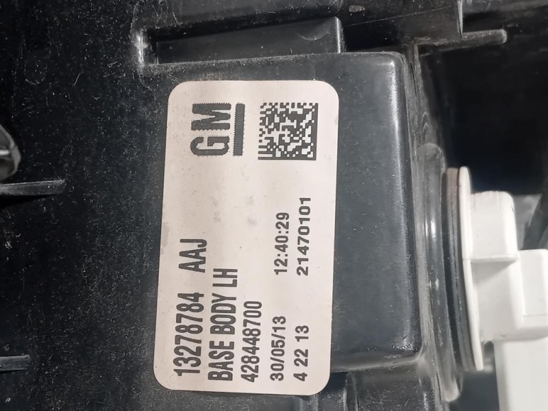 Fanale POST SX 13278784 Opel Zafira C 2012