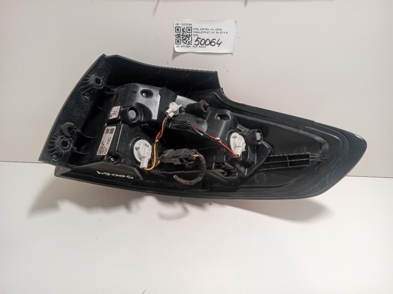 Fanale POST SX 13278784 Opel Zafira C 2012