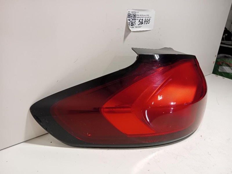 Fanale POST SX 13278784 Opel Zafira C 2012