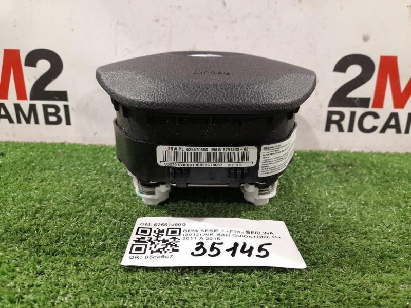 Air-bag Guidatore 62557050G Bmw Serie 1 F20 Berlina 2012