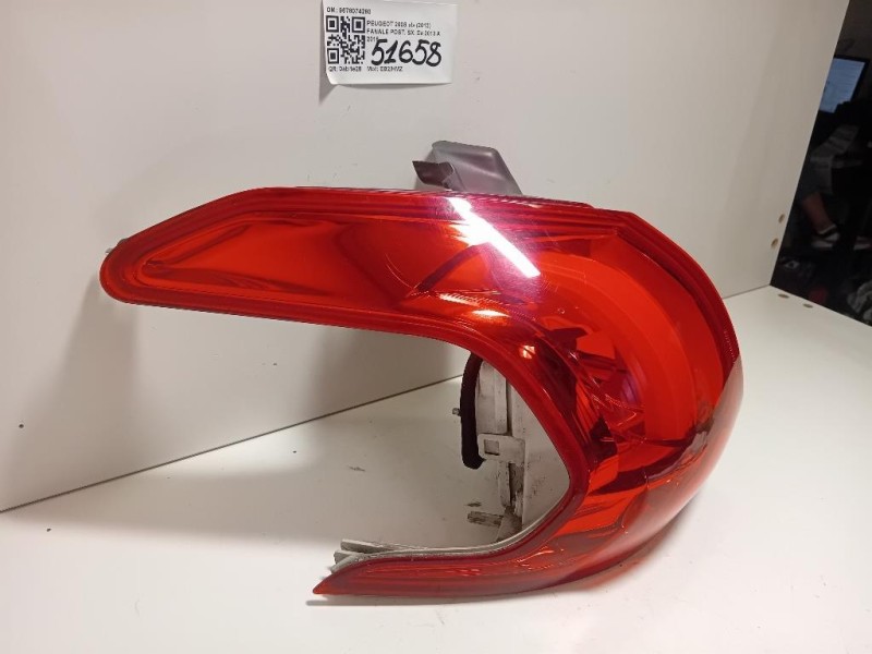 Fanale POST SX 9678074280 Peugeot 2008 I 2013
