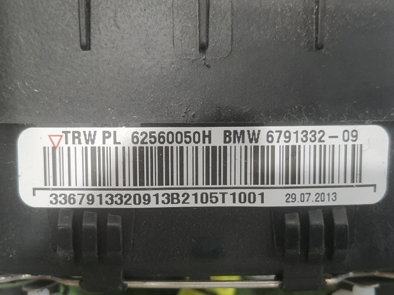 Air-bag Guidatore 6791332-09 AIRBAG BMW F20 Bmw Serie 1 F20 Berlina 2012