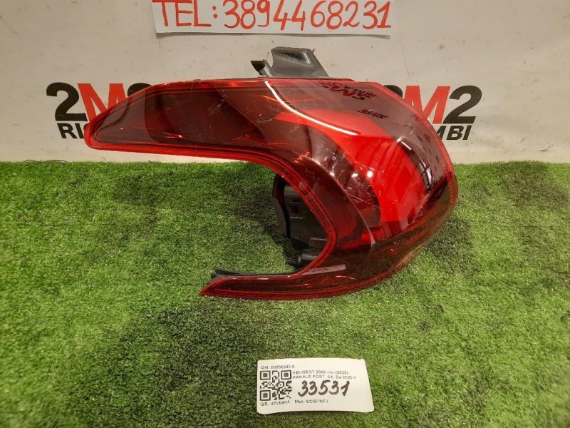 Fanale POST SX 00200842-0 Peugeot 2008 II 2020