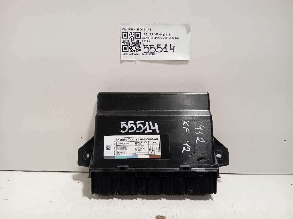 Centralina Comfort 8G9N-19G481-AB Jaguar XF I 2011